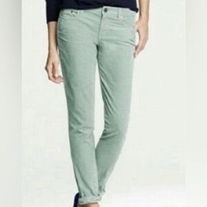 American Eagle Outfitters Mint Green Super Stretch Corduroy Jeans Size 4 Spring